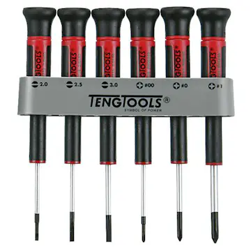 Finmekanikermejselsats Teng Tools 6-Delar