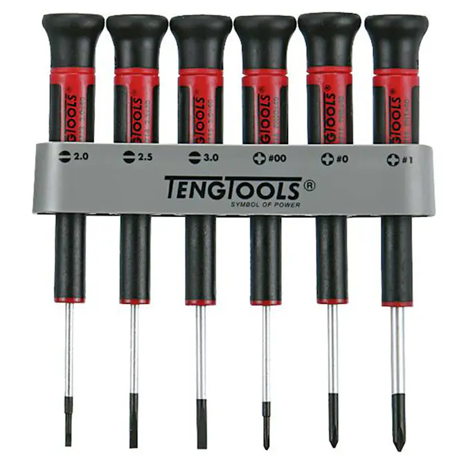 Finmekanikermejselsats Teng Tools 6-Delar
