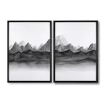 Tavlor Art for the Home Akvarell Landskap Set