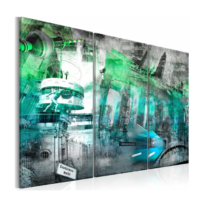 Tavla Arkiio Berlin Arkitektur Grön