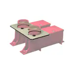 Fäste LK Systems För Kopplingsdosa c/c 40 mm