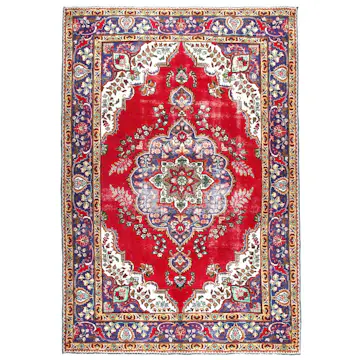 Persisk Matta Arkiio Tabriz Vintage Original 198x290