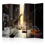 Rumsavdelare Skärmvägg Arkiio Giraffe in the Big City II 225x172 cm