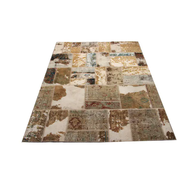 Persisk Patchworkmatta D-sign Handknuten 750665