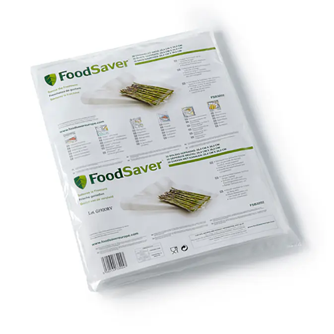 Vakuumpåsar Foodsaver FSB3202 Uppvärmningsbara Påsar 3,78L 32st