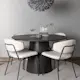 Matgrupp Venture Home Lanzo Ø120 cm med 4 st Chico stolar