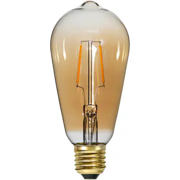 LED-lampa Star Trading Reservlampa E27 ST64 80lm Amber