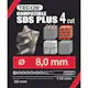 Skär Tecos SDS Plus 4-Skär