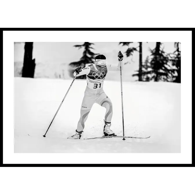 Poster Gallerix Charlotte Kalla OS-guld 2010 No1