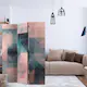 Rumsavdelare Skärmvägg Arkiio Pixels Green And Pink 135x172 cm