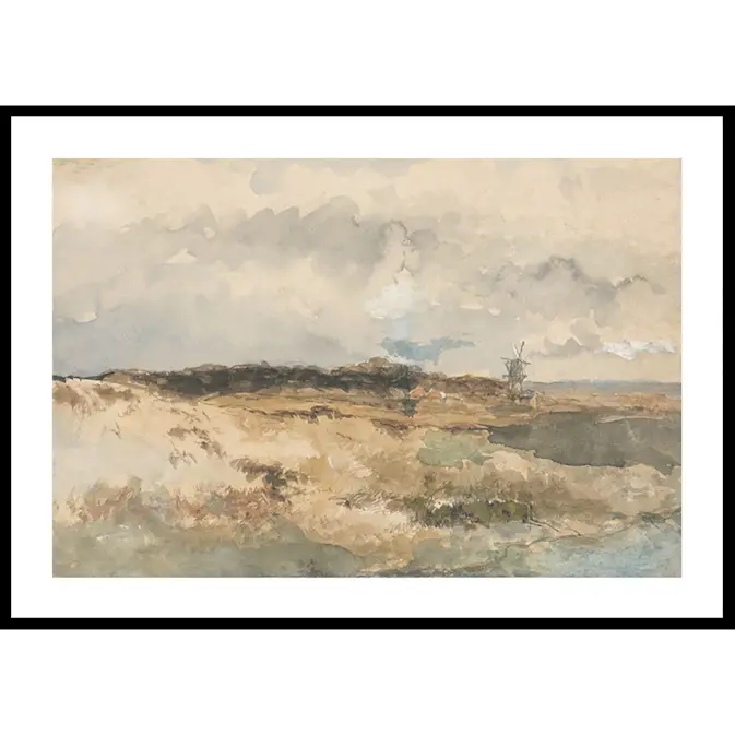 Poster Gallerix Gezicht Op Het Dekkersduin Bij Den Haag By Johan Hendrik Weissenbruch