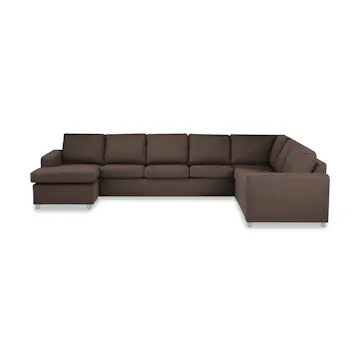 6-sitssoffa Basic Home Crazy U-formad med Divan XL 345 cm