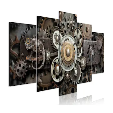 Tavla Arkiio Old Mechanism Wide 5 delar