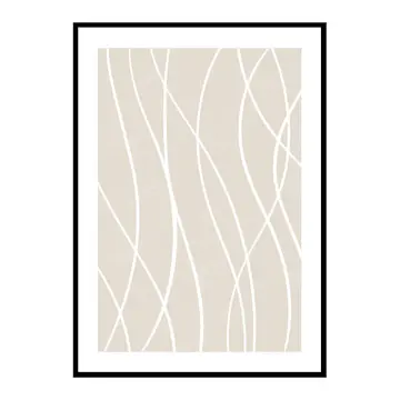 Poster Gallerix White Line Art