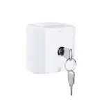 Vägguttag Elko 1-Vägs IP44 Med Lås RS Renvit