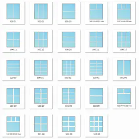 Lösa Spröjs Svenska Fönster 3-Glas