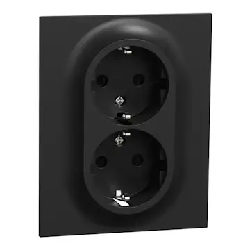 Vägguttag Elko One 2-vägs Jordat Snabbanslutning