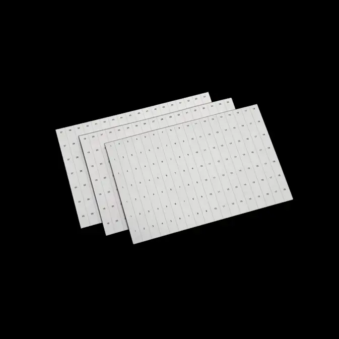 Märkremsa Hager till Gamma-kapsling 18 Moduler Bred för 1-72 Moduler