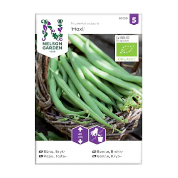 Frö Brytböna Nelson Garden Maxi Organic