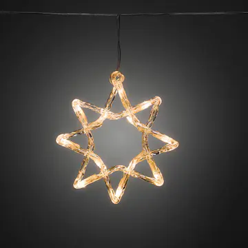 Ljusslinga Gnosjö Konstsmide 5 st Stjärnor 40 st LED 2