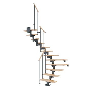 Spartrappa Dolle Cork Bok Steg 1/2 Svängd Classic II Räcke