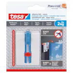 Självhäftande Krok Tesa Justerbar Canvas 2 kg