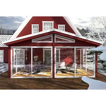 Komplett Uterum Landskap Glimma Året Runt