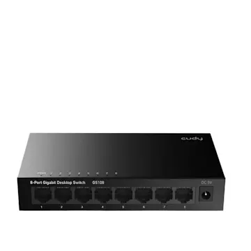 Gigabit Switch CUDY Desktop GS108 8-Port - Datortillbehör