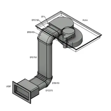 Rörpaket 2 BORA PURE flat