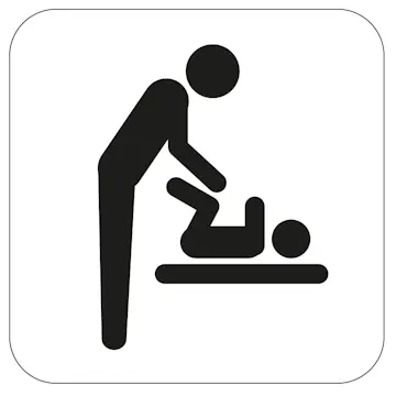 WC-Skylt Habo Skötrum