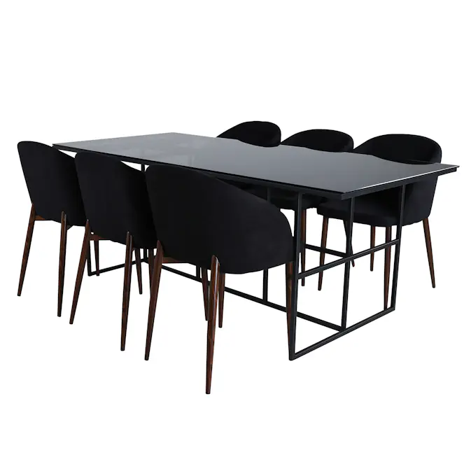 Matgrupp Venture Home Lund med 6 Archie Stolar