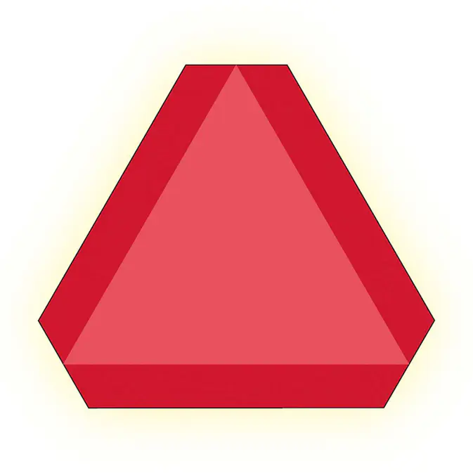 Skylt Systemtext Långsamtgående Fordon Aluminium