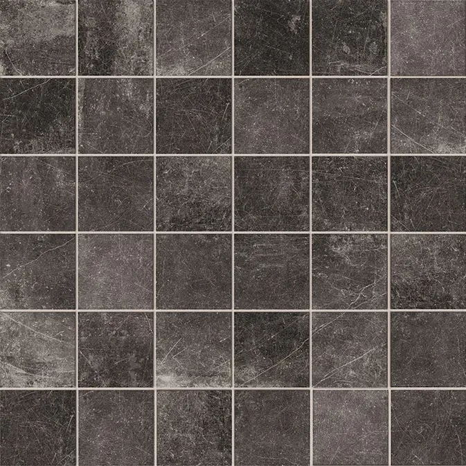 Mosaik Konradssons Panarea Black Svart5x5 cm