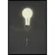 Poster Gallerix Flying With Light Bulb