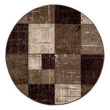 Friezematta KM Carpets London Square Rund