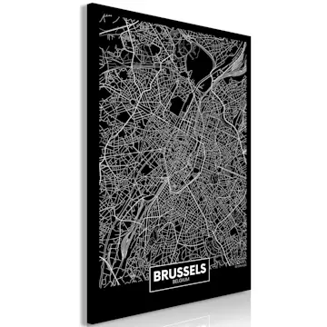 Tavla Arkiio Dark Map of Brussels
