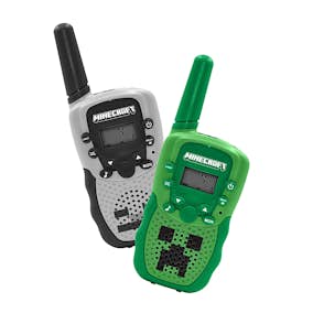 Digital Walkie Talkie MINECRAFT Barnradio med LCD-skärm och Ficklampa