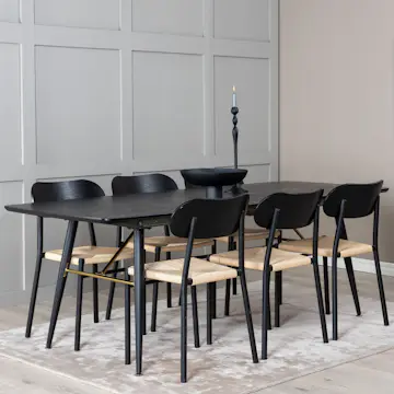 Matgrupp Venture Home Gold med 6st Polly Stolar