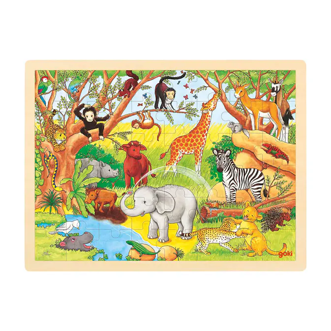 Pussel Goki Afrikas Djur 48 Bitar