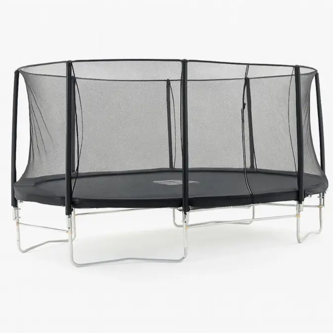 Studsmatta Metalcraft Oval Svart 2,44 x 3,96 m