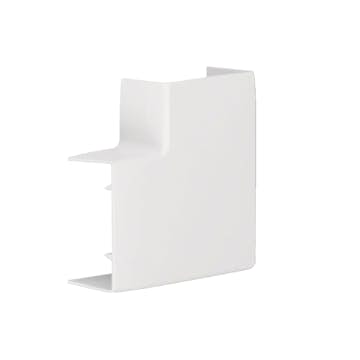 L-Vinkel till Matarkanal Hager Flexibel LF/LFH 30 x 60 mm Halogenfri Vit RAL 9016