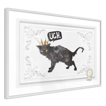 Poster Artgeist Affisch Cat in Crown
