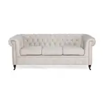 3-sitssoffa Manor House Chesterfield Deluxe Sammet