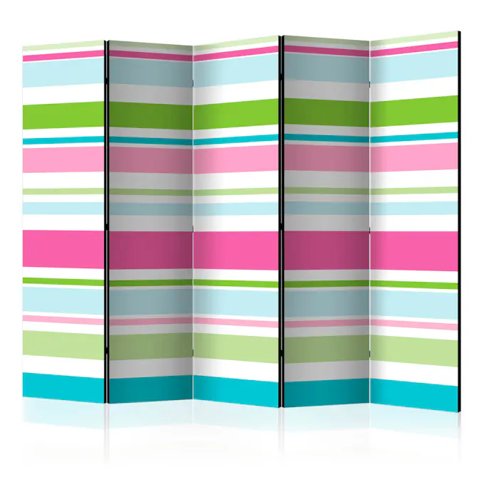 Rumsavdelare Skärmvägg Arkiio Bright Stripes II 225x172 cm