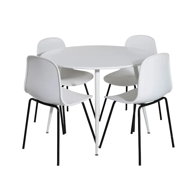 Matgrupp Venture Home Plake med 4 Ardi Stolar Runt