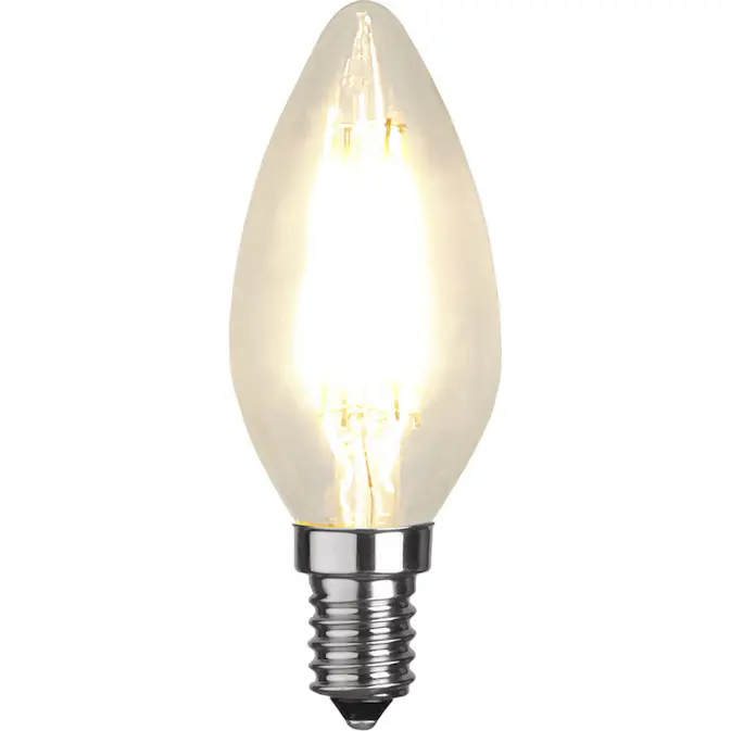 LED-lampa Star Trading Filament E14 C35 Klar Dimbar 4,2W 470lm
