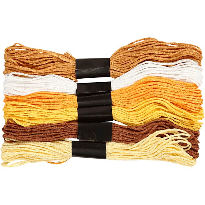 Broderigarn Creativ Company Harmoni Tjocklek 1 mm 6 Bunt/1 Förp