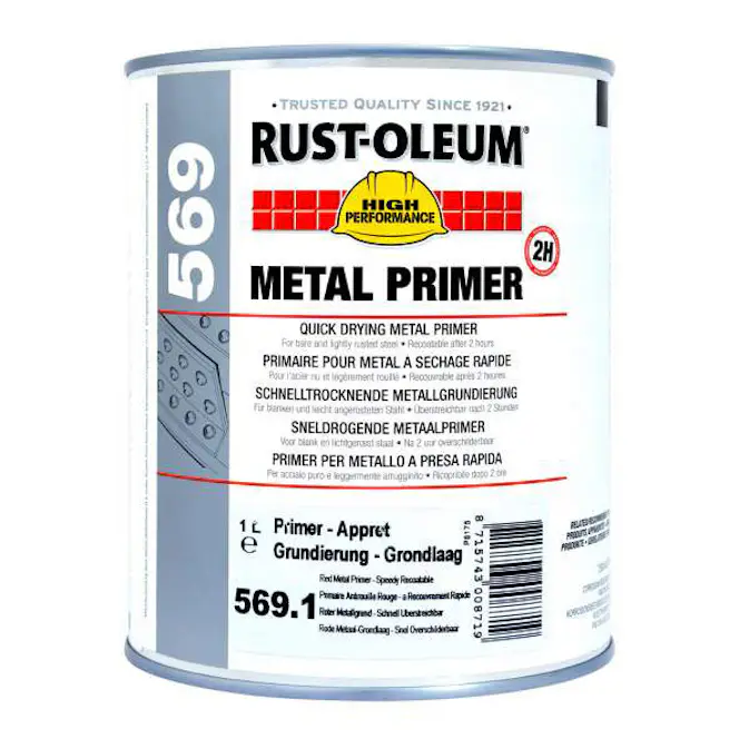 Metallgrund Snabbtorkande Rust-Oleum Röd