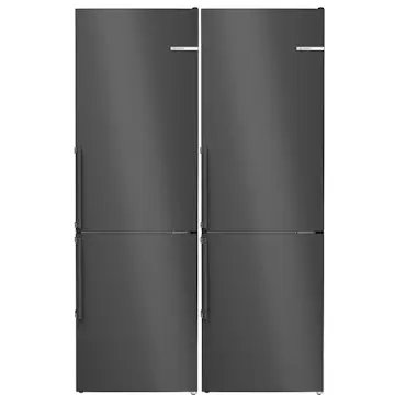 Kombiskåp Kyl/Frys Bosch 2 st KGN36VXCT Serie 4 186cm Otroligt Tyst Energiklass C