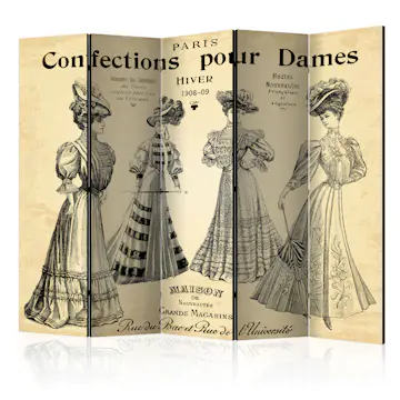 Rumsavdelare Skärmvägg Arkiio Confections pour Dames II 225x172 cm